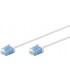 10 mto. Lat. Ultra-Slim CAT.6A UTP Blanco 2.8mm
