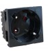 Base Enchufe Schuko 45x45 negra