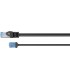 1 mto. Lat. Ultra-Slim CAT.6A UTP Negro 2.8mm