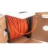 Cable CAT 7 S-FTP Rigido Naranja, AWG23/1 Rollo de 250 m.