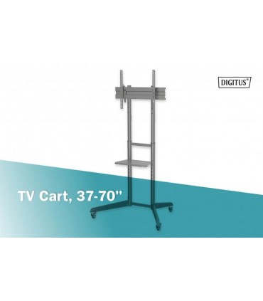 Carro soporte TV suelo monitor hasta 37"/70" 50Kg
