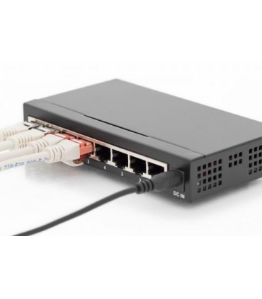 Switch Digitus 5 P. Gigabit Metalíc