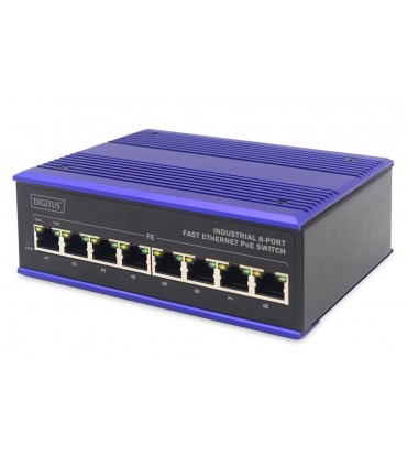 Switch Ind. 8 ports Fast 10/100 POE