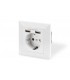 Roseta empotrar Shucko con 2 USB 5V 2.1A