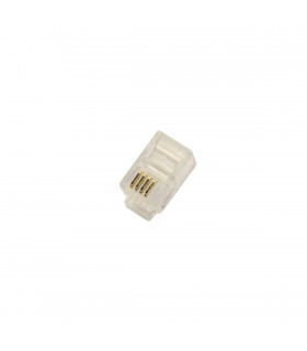 Conector macho RJ9 4/4  100 u.