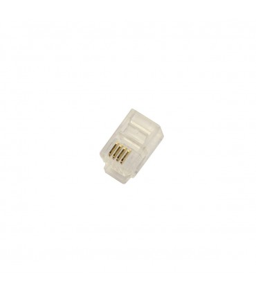 Conector macho RJ9 4/4  100 u.