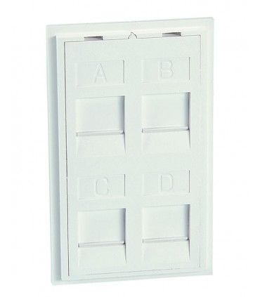 Módulo 4 RJ45 antipolvo MM MD49
