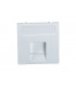Placa 45x45 1 RJ45 antipolvo MM ED48