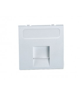 Placa 45x45 1 RJ45 antipolvo MM ED48
