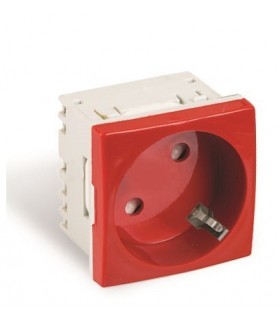 Enchufe 45x45 rojo