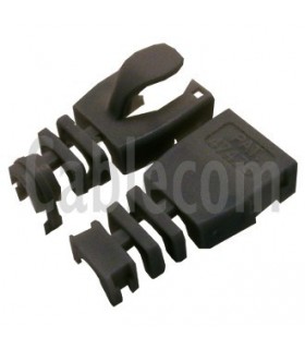 Manguito desmontable RJ-45 negro (100 u.)