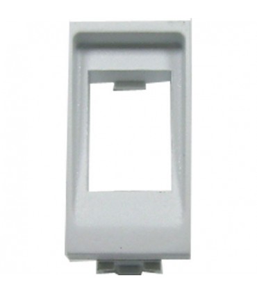 Placa Bticino 1 Rj-45 blanca Keystone
