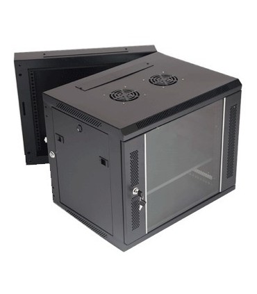 Rack Mural 19" 6U Doble cuerpo Fondo 550