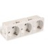 Shucko triple precableada blanca