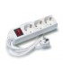 Base multiple 3 tomas c/int. c/cab. 1,5 m.