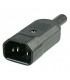 Conector aereo IEC 14 macho