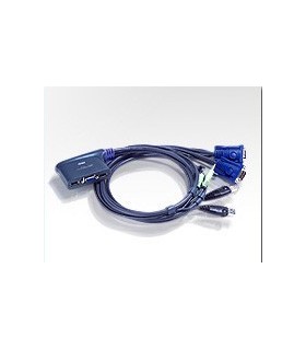 Conmutador KVM USB 2x1 + Audio