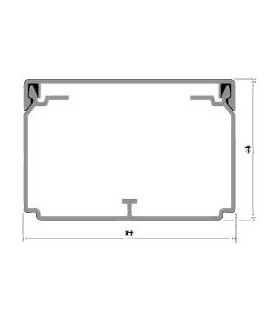 Canal 60x40 PVC pasacables Ensto