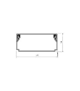 Canal 40x20 PVC pasacables Ensto