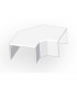 Ángulo canal 40x20 plano PVC Ensto