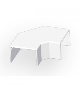 Ángulo canal 40x20 plano PVC Ensto