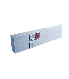 Canal 130 x 54 PVC mec.45 de 2 tapas Ensto