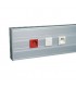 Canal 190 x 54 PVC mecanismos 45 de 3 tapas