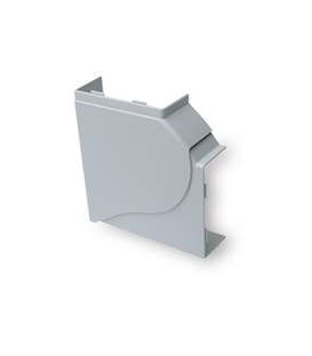 Ángulo canal 100x54 plano PVC Ensto gris