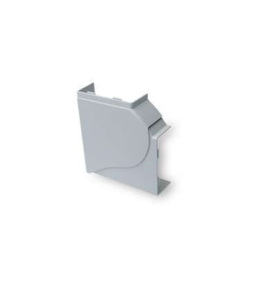 Ángulo canal 190x54 plano PVC Ensto gris