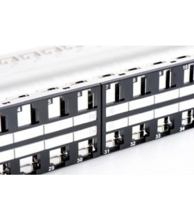 Panel 19" vacío 48 ports HD para tomas UTP y STP
