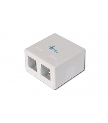 Caja para 2 Puntos de red ó consolidación