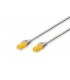 0,5 m Latiguillo U-UTP Cat6A Cu  gris