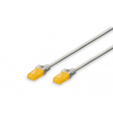 0,5 m Latiguillo U-UTP Cat6A Cu  gris