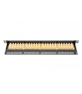 Panel 19" 24 Ports Cat6 UTP 0,5U HD Digitus