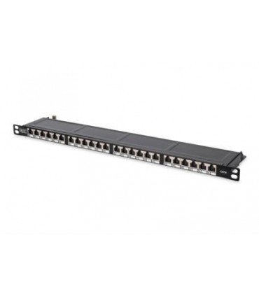 Panel 19" 24 Ports Cat6 STP 0,5U HD Digitus