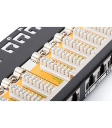 Panel 19" 24 Ports Cat6 STP 0,5U HD Digitus