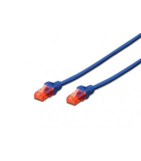 1 m Latiguillo C6 UTP Iny. Azul