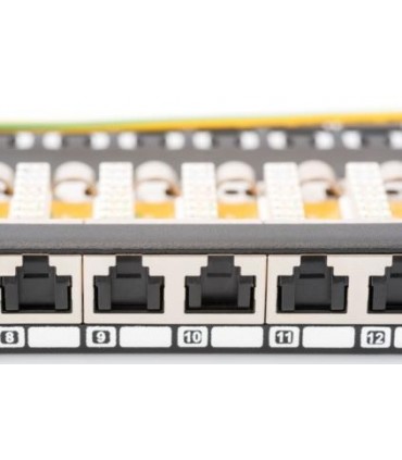 Panel 19" 24 Ports Cat6A STP 0,5U HD Digitus