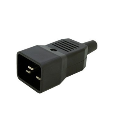 Conector aereo IEC C-20 macho