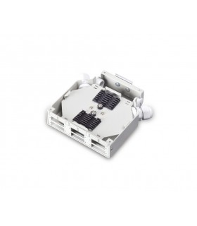 Caja FO distribución carril DIN 6 SC duplex