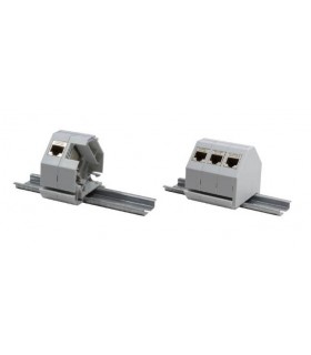 Caja carril DIN para Toma RJ-45 Keystone