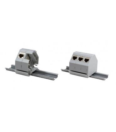 Caja carril DIN para Toma RJ-45 Keystone