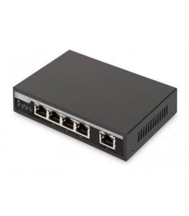 PoE 4 Port+1up Gigabit Switch 62W Digitus