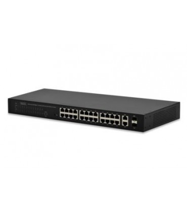 POE 24Port Fast ethernet Gigabit Switch WebS 390W Digitus