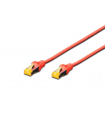 2 m Latiguillo rojo inyectado SFTP Cat.6A 10G