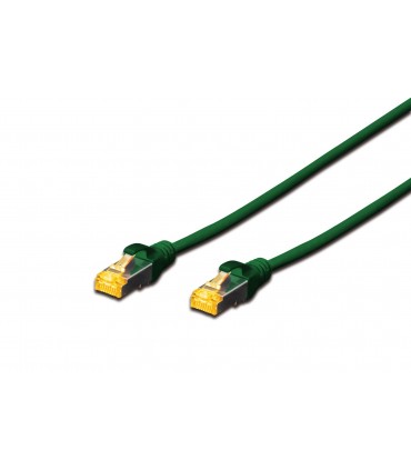 5 m Latiguillo verde inyectado SFTP Cat.6A 10G