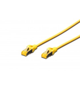 0,5 m Latiguillo amarillo inyectado SFTP Cat.6A 10G