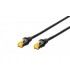 10 m Latiguillo negro inyectado SFTP Cat.6A 10G