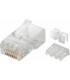 Conector Macho RJ-45 UTP CAT 6A tres piezas (10 u.)