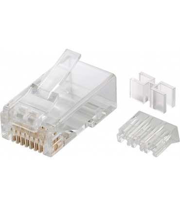 Conector Macho RJ-45 UTP CAT 6A tres piezas (10 u.)